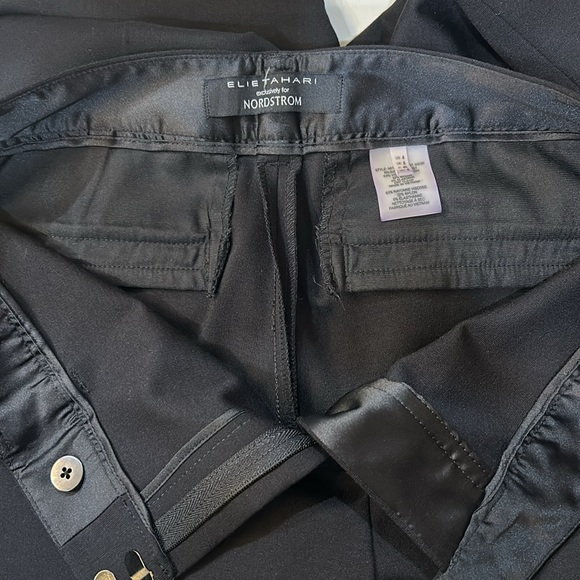 Women’s ELIE TAHARI exclusively for NORDSTROM black straight pant. No flaws 4 - Picture 4 of 9